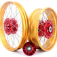 VMX 21" 18" Tubeless Rims Fit Honda Africa Twin CRF1100L 2020-2023 Red Hubs Gold Rims