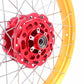 VMX 21" 18" Tubeless Rims Fit Honda Africa Twin CRF1100L 2020-2023 Red Hubs Gold Rims