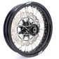 KKE 17 inch Supermoto Wheels Rims for HONDA XR650L 1993-2024 Black Hub Discs