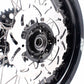 KKE 17 inch Supermoto Wheels Rims for HONDA XR650L 1993-2024 Black Hub Discs