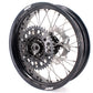 KKE 17 inch Supermoto Wheels Rims for HONDA XR650L 1993-2024 Black Hub Discs