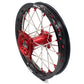 KKE 17 & 14 Kids Wheels Rims For HONDA CRF150R CRF150RB 2007-2025 Red Alloy Nipple