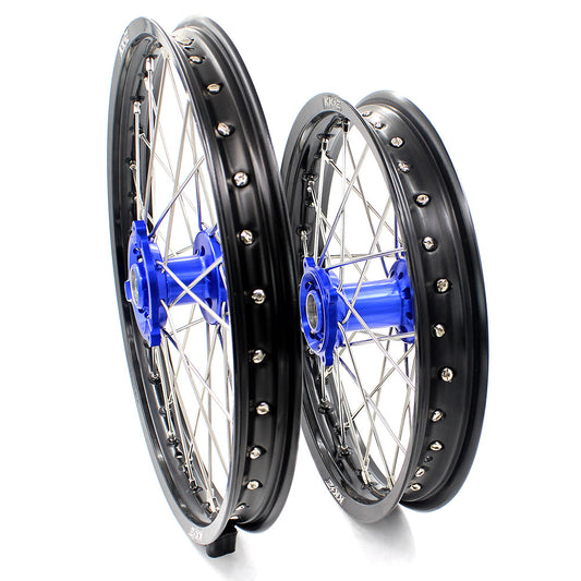KKE 19 & 16 Kids Wheels fit for Suzuki RM85 RM80 Yamaha YZ80 YZ85 Blue Hub