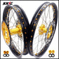 KKE 21 & 18 Enduro Rims for Suzuki RMZ250 2007-2022 RMZ450 2005 Gold Nipple