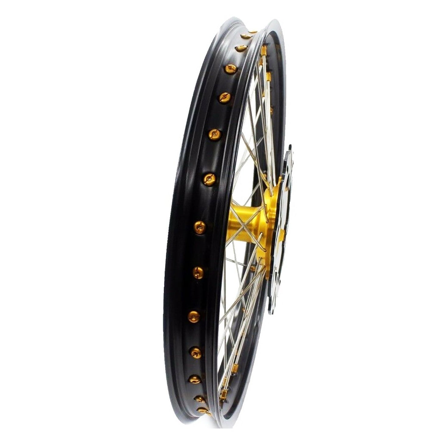 KKE 21 & 18 Enduro Rims for Suzuki RMZ250 2007-2022 RMZ450 2005 Gold Nipple