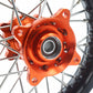 KKE 10/10 Small Kid's Wheels For KTM SX50 Mini Dirtbikes Orange Hub