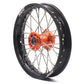 KKE 10/10 Small Kid's Wheels For KTM SX50 Mini Dirtbikes Orange Hub