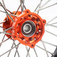 KKE 10/10 Small Kid's Wheels For KTM SX50 Mini Dirtbikes Orange Hub