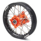 KKE 10/10 Small Kid's Wheels For KTM SX50 Mini Dirtbikes Orange Hub