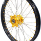 KKE 21 & 19 MX Dirt Bike Rims For SUZUKI RM125 2001-2007 RM250 2008 Gold Nipple