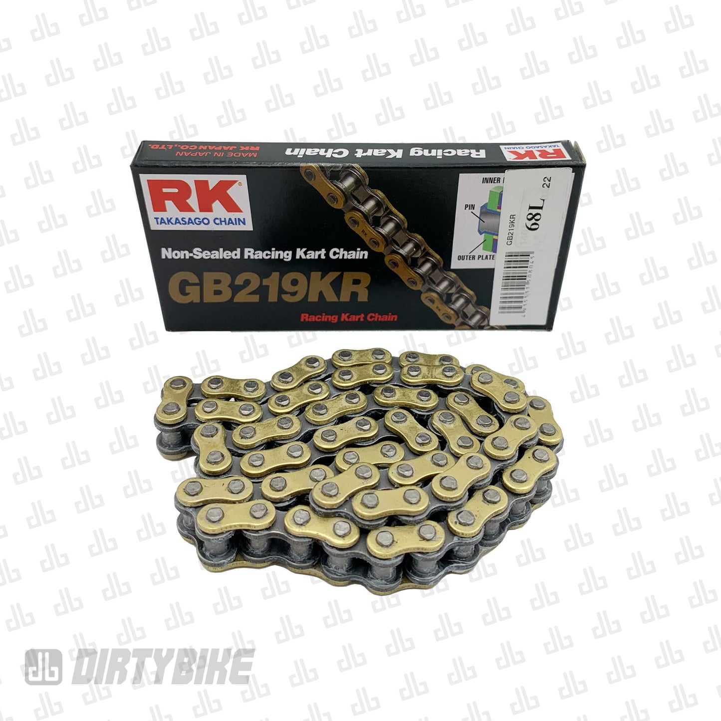 219RK Non-Sealed Chain Gold Series Primary Belt to Chain Conversion Kit LBX