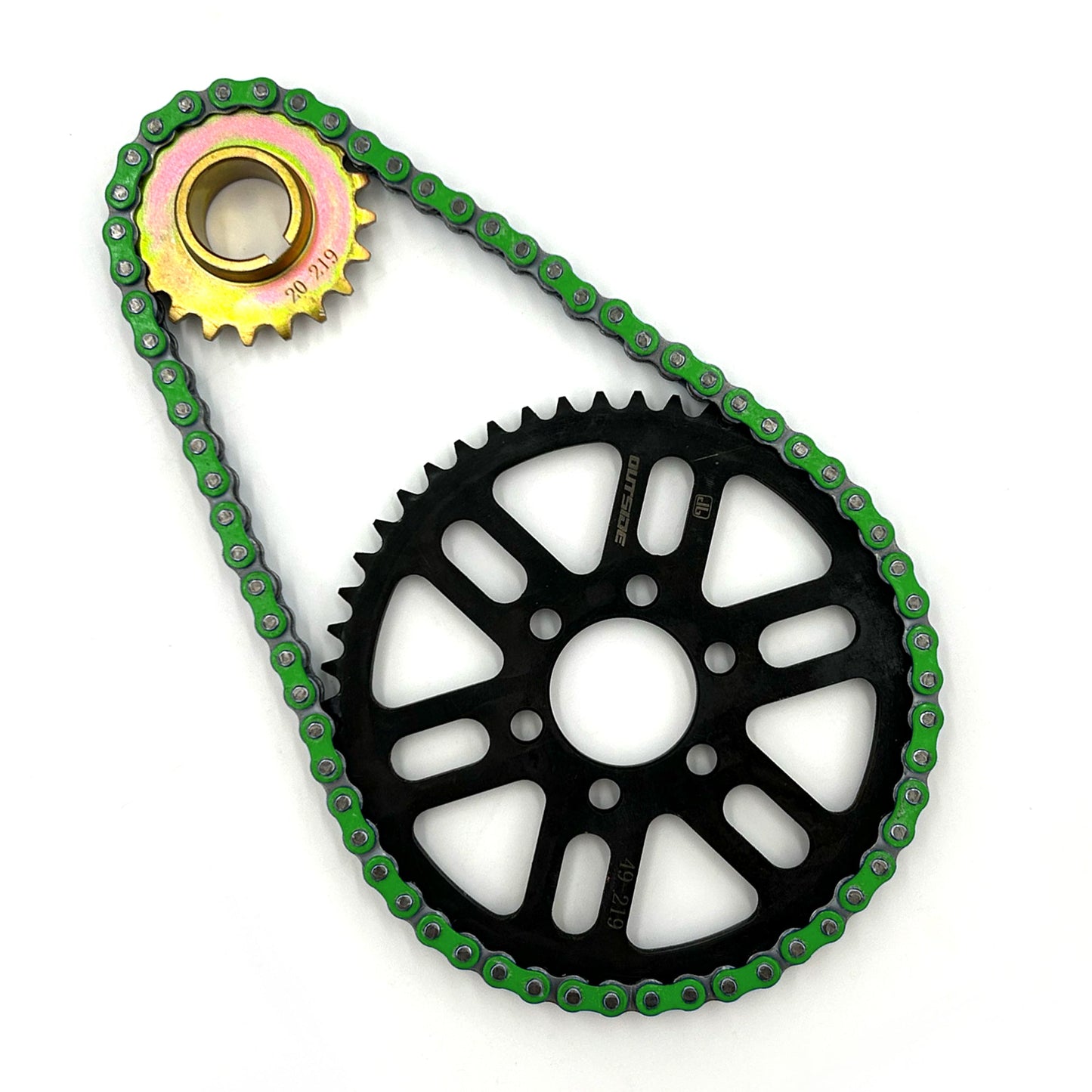 Primary Belt to Chain Conversion Kit | 219 RK Sealed O-Ring |  E Ride Pro SR