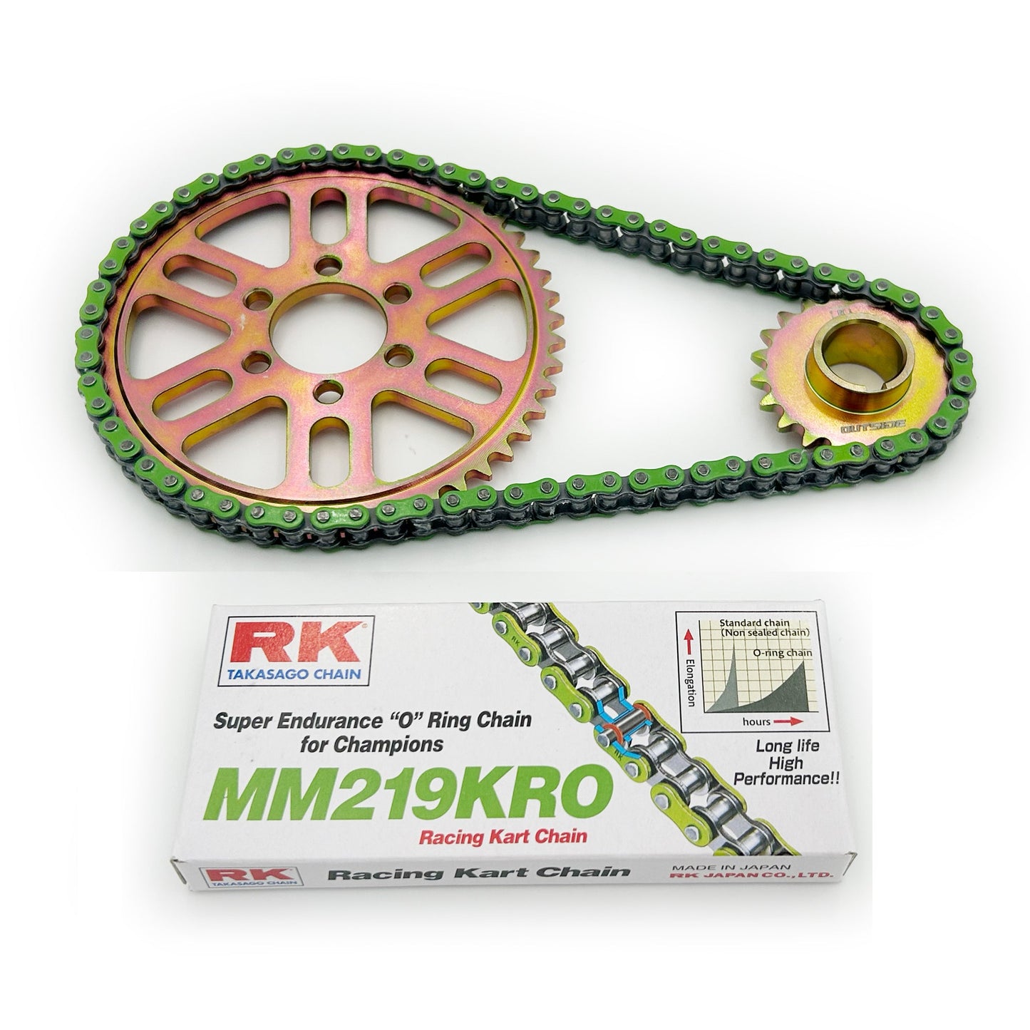 Primary Belt to Chain Conversion Kit | 219 RK Sealed O-Ring |  E Ride Pro SR