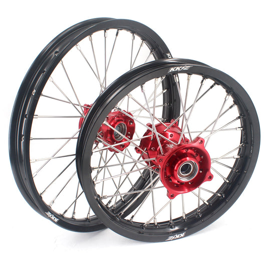 KKE 19/16 Factory Size Kids Big Wheels Rims Fit KTM SX 85 2025 Red