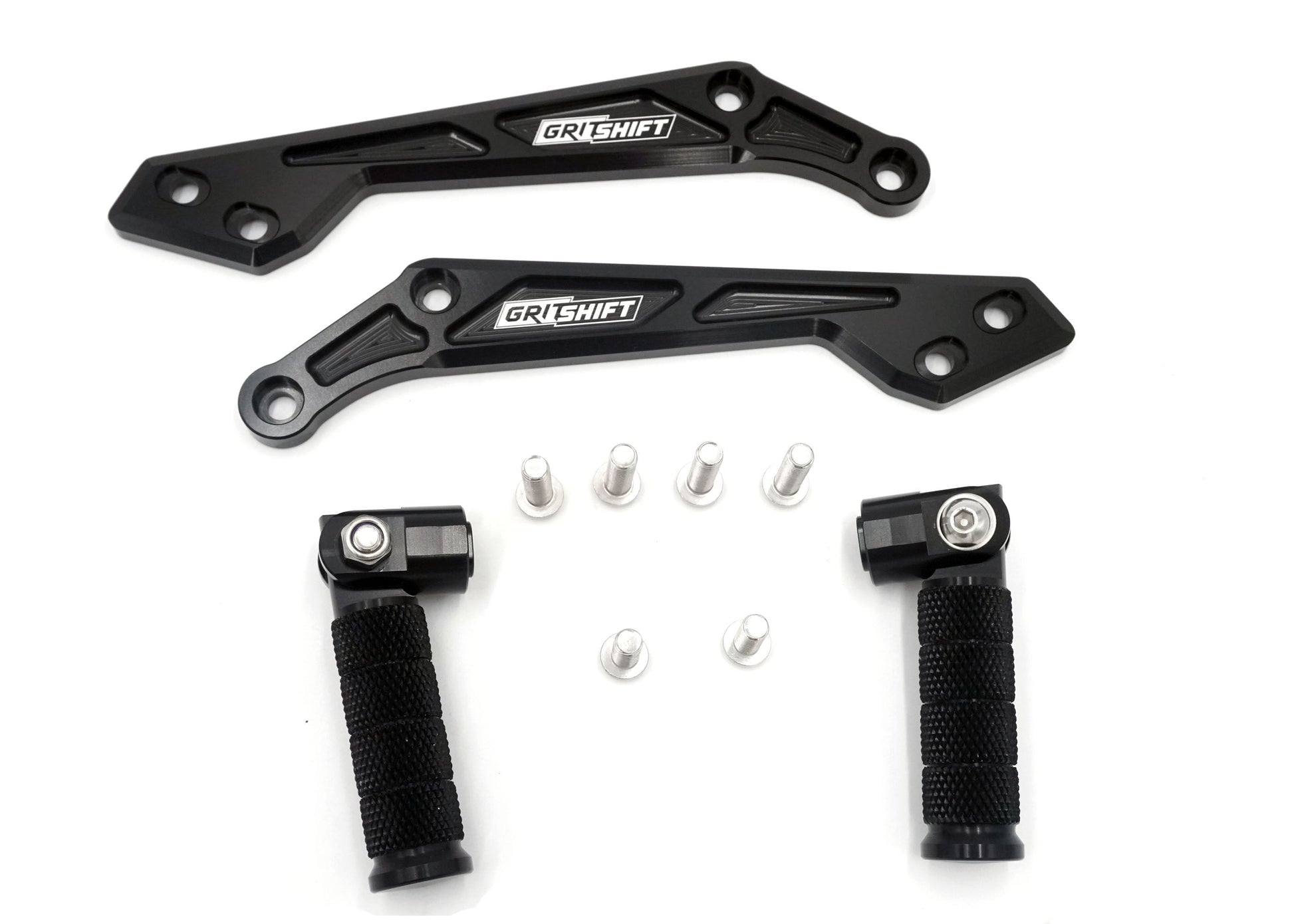 GritShift Aluminum Passenger Footpeg Kit for Sur Ron LBX & Segway X260