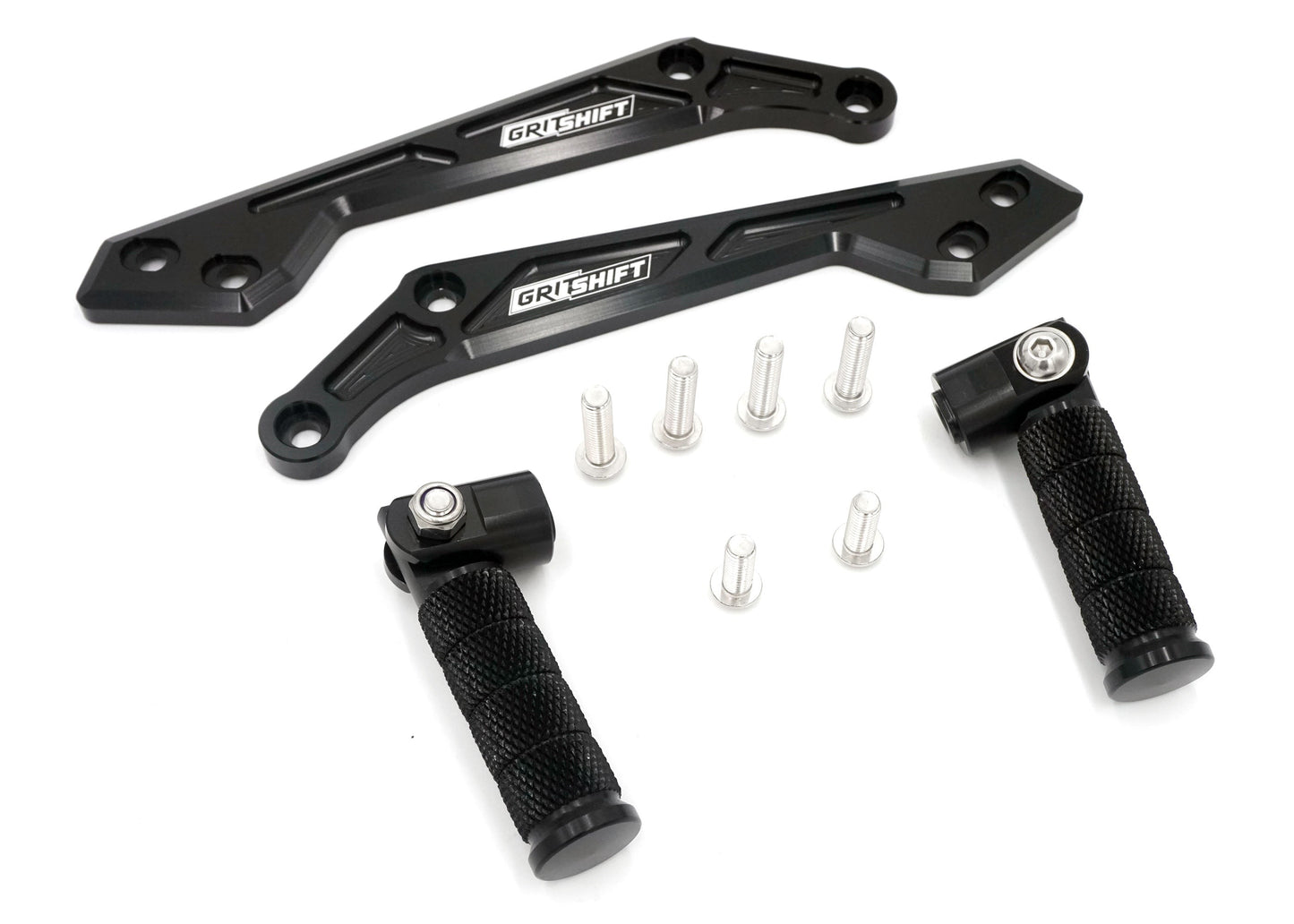 GritShift Aluminum Passenger Footpeg Kit for Sur Ron LBX & Segway X260